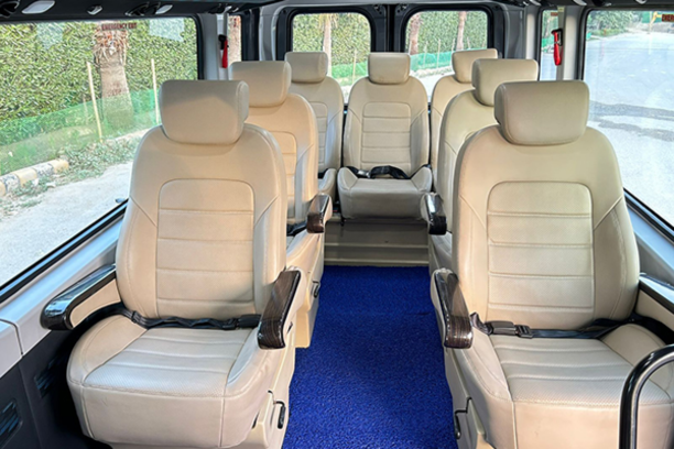 13 seat urbania tempo traveler rent