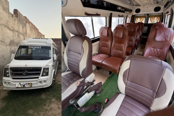 17-Seater Best Tempo Traveller In Jodhpur for corporate and wedding travel