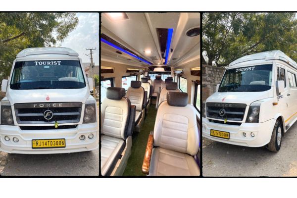 Luxury Best Tempo Traveller In Jodhpur with modern amenities
