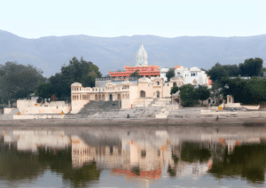 Brahma Temple with vibrant architecture dedicated to Lord Brahma.