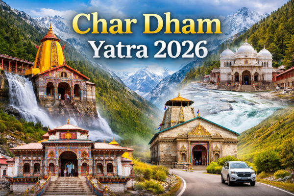 Char Dham Yatra temples with cab service from Jodhpur Uttarakhand