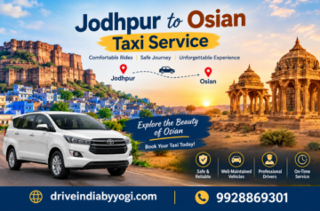 Comfortable taxi from Jodhpur to Osian