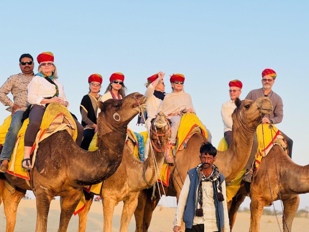 Camel safari in Osian