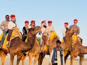 Camel safari in Osian