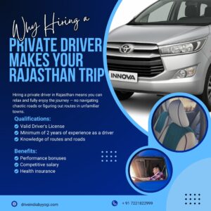 private driver make your rajasthan trip