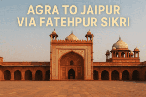 agra to jaipur via fatepursikkari