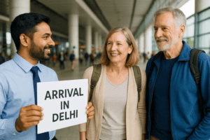 arrivel delhi