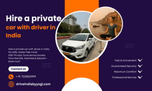 hire private car with driver in india