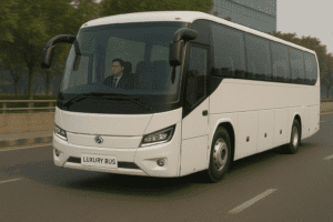 luxury bus rent rajasthan trip