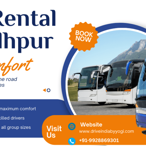 Bus Rental in Jodhpur | Minibus 20,45,52,55 Seater