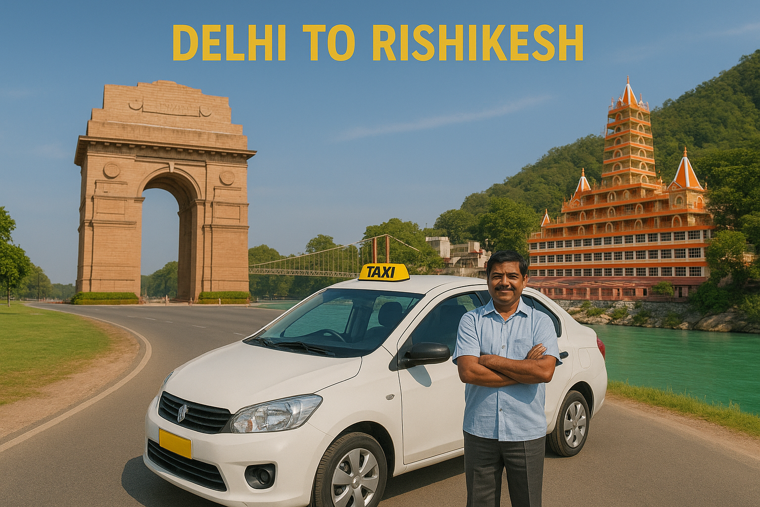Delhi to Rishikesh taxi