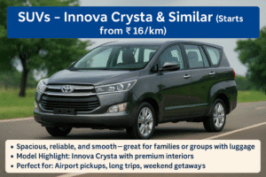 hire innova crysta use in india travels