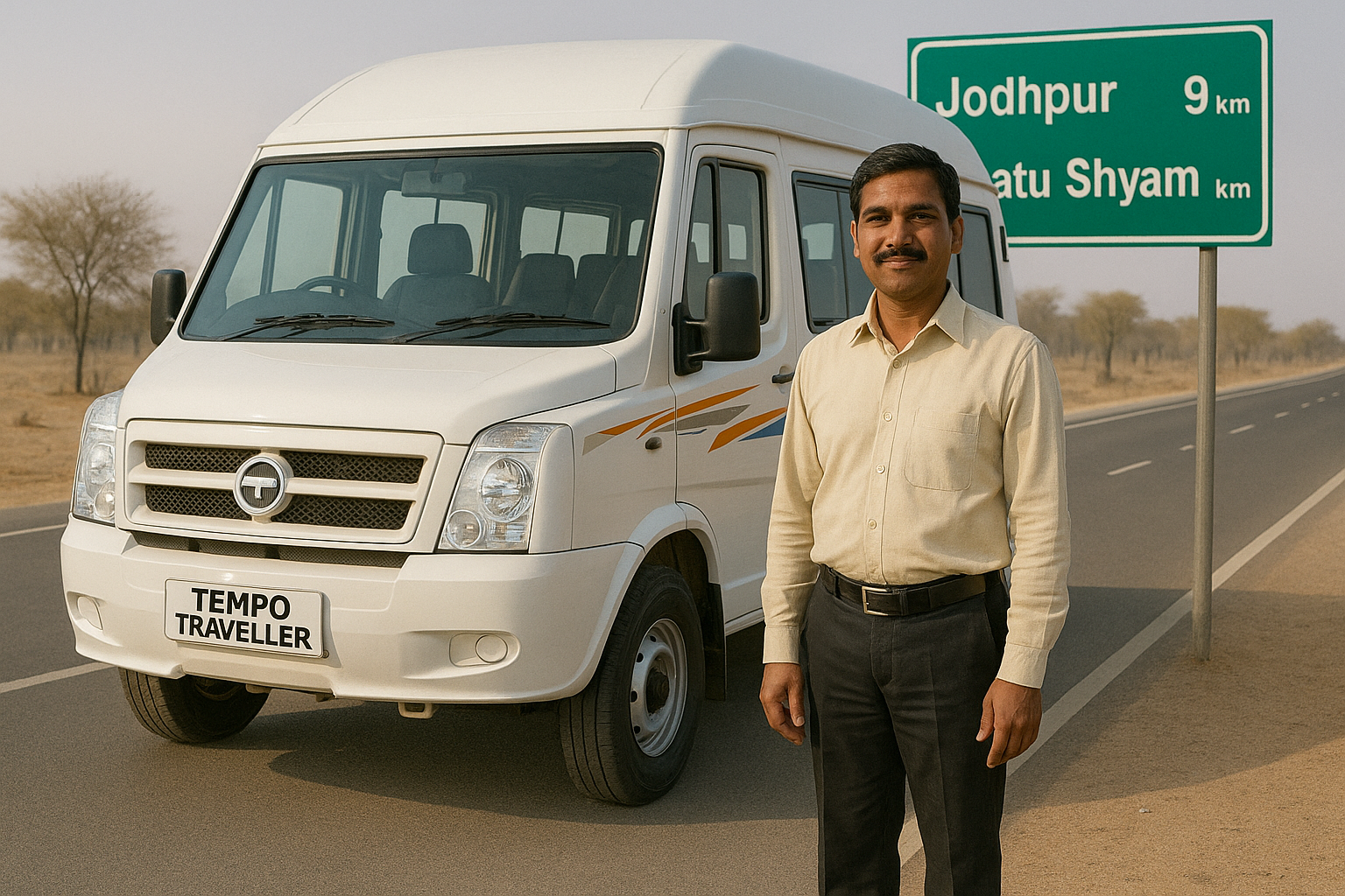 use tempo traveller jodhpur to khatu