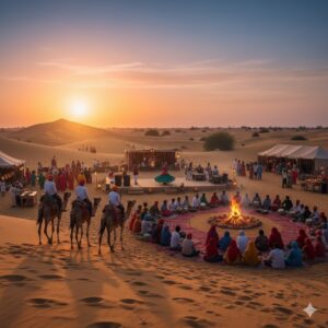 Desert safari and cultural show Sam Rajasthan