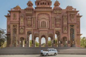 Patrika Gate visit with Car Hire in Jaipur