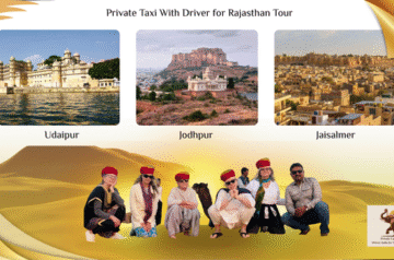 Private Driver Taxi Rajasthan tour covering Udaipur, Jodhpur and Jaisalmer with comfortable car and experienced driver