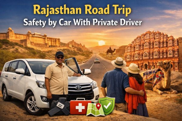 Rajasthan Road Trip Safety during long-distance travel by car in Rajasthan
