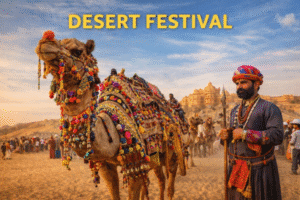 Desert Festival Jaisalmer 2026 at Thar Desert sand dunes