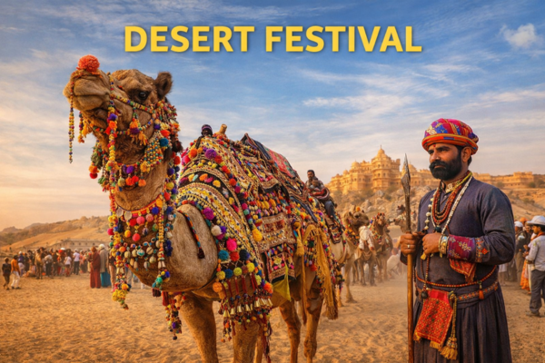 Desert Festival Jaisalmer 2026 at Thar Desert sand dunes