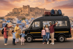 Family vacations with luxury Urbania Tempo Traveller in Jodhpur