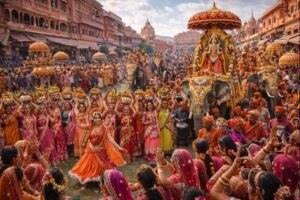 Teej Festival Jaipur 2026 traditional monsoon celebration