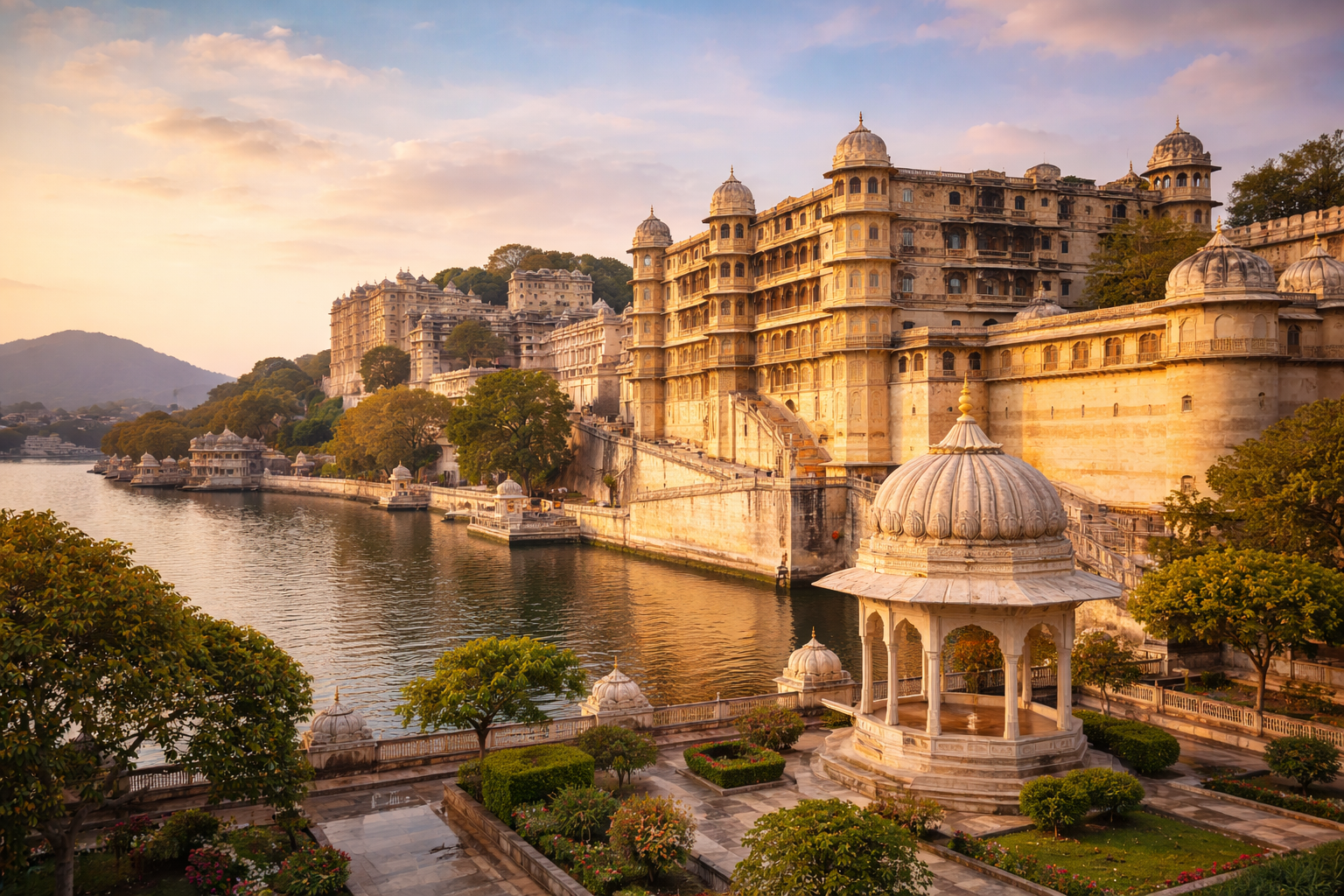 Udaipur city view – How to Plan a Road Trip to Udaipur with a Comfortable Taxi