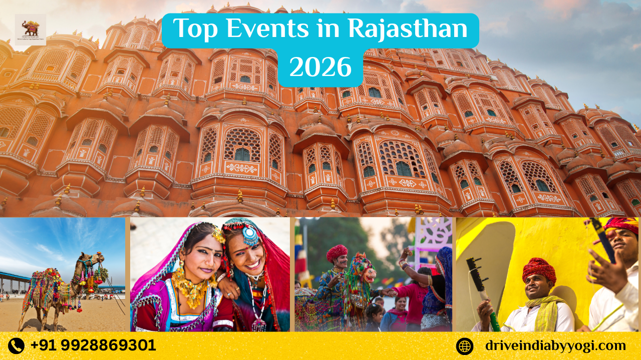 Top Events in Rajasthan 2026 featuring cultural festivals and desert celebrations