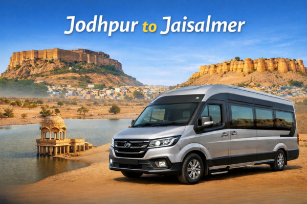 Jodhpur to Jaisalmer trip in luxury Urbania Tempo Traveller