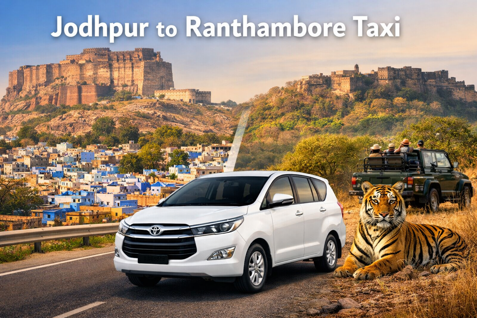 Jodhpur to Ranthambore Taxi at Best Price Today