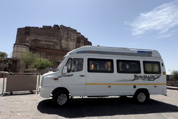 Rajasthan group tour vehicle