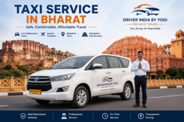White Innova Crysta taxi service in Bharat