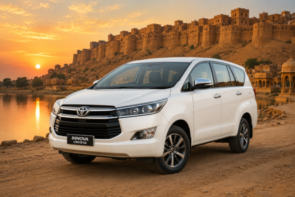 Luxury Innova Crysta rental in Jaisalmer