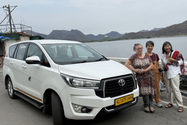 Toyota Innova Crysta car rental with chauffeur in Jodhpur
