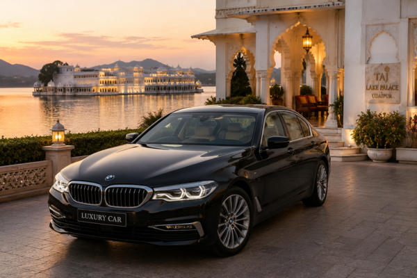 Luxury Car at Udaipur Palace Hotel