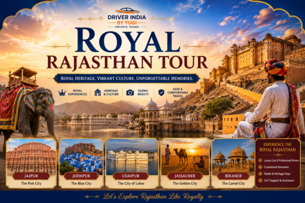 Royal Rajasthan tour with forts, palaces and heritage hotels