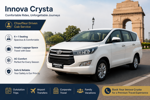 SUV vehicle available for hire in Delhi