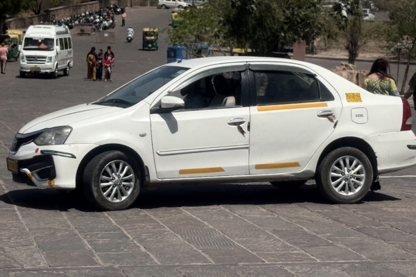 Sedan car rental service in Jodhpur with driver