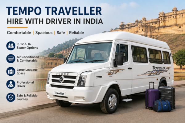 Tempo Traveller Rental for Group Tours in India