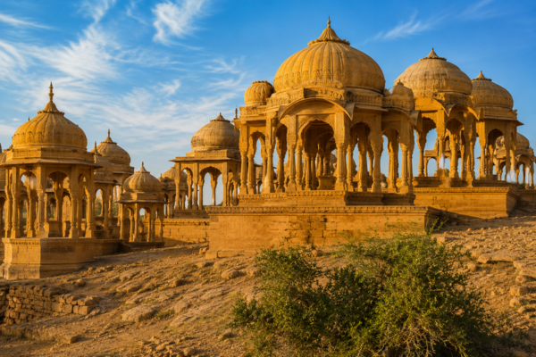 Historic Bada Bagh Cenotaphs
