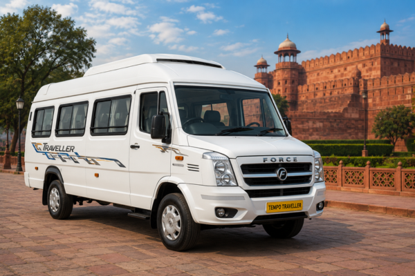 Tempo Traveller for Agra group sightseeing