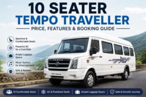10 Seater Tempo Traveller on Rent