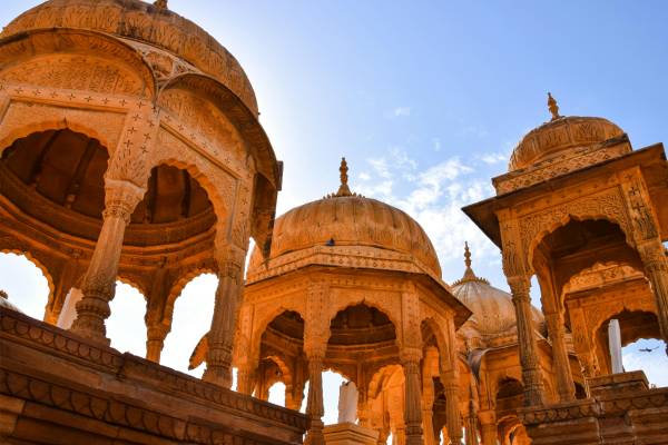 Mandore Garden cenotaphs and sandstone architecture in Jodhpur